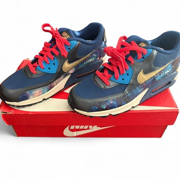 Nike Air Max 90 Premium Ltr GS -BRAND NEW IN BOX- 7YOUTH